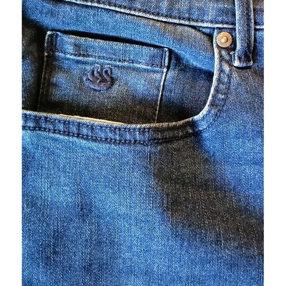 Gloria Vanderbilt Amanda Denim Capri Cropped Jeans 22W Stretch Swan Series New - Picture 12 of 13